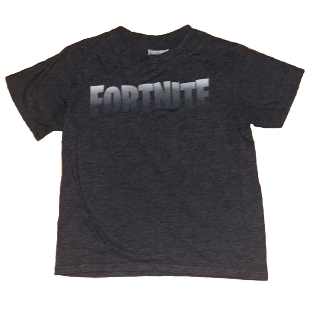 Boys or Girls Fortnite T-Shirt Grey Size 14/16 NWOT